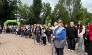 Жители Новомосковска вышли на старт «Маршрута здоровья»