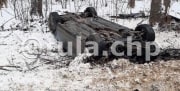 В Щекинском районе Volkswagen улетел в кювет: водителя снова ищут