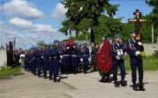 В Кимовске на Карачевском кладбище простились с погибшим на Украине воином