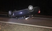 Из-за опрокидывания Lada под Новомосковском 27-летняя девушка попала в больницу