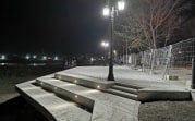 Новая смотровая площадка на набережной в Богородицке почти достроена
