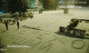 В Узловой на снегу появилась надпись «Терехов лучший»