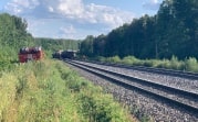 В Тульской области сошли с рельсов 12 вагонов грузового поезда