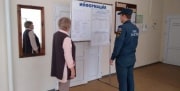 Избирательные участки в Тульской области проверили сотрудники МЧС