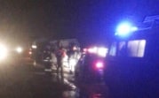 Жуткое ДТП на М-4: Микроавтобус зажало между двумя фурами