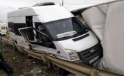 В Липецкой области фура со свиньями опрокинулась на маршрутку «Тамбов-Тула»