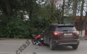 В Богородицке в ДТП попал 16-летний парень на мопеде