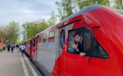 Тульская детская железная дорога в Новомосковске открыла сезон