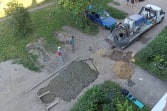 Жители Новомосковска: «Мы восемь лет просили асфальт, а получили цемент!»