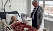 В горбольнице Новомосковска показали, как согревают пациентов после аварии на ГРЭС