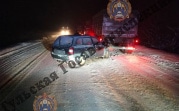 В Тульской области Lada врезалась в автопоезд