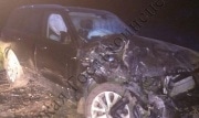 В Узловском районе Тульской области Range Rover съехал в кювет