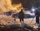 В Новомосковске сожгли две машины: суд арестовал подозреваемых