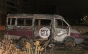 В Туле ночью сгорела ГАЗель с человеком внутри