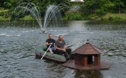 На городском пруду в Богородицке установили домики для уток