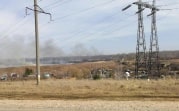Под Веневом недалеко от дачных участков загорелись поля