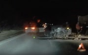 В страшной аварии на въезде в Кимовск погиб мужчина