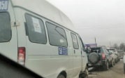 В Новомосковске водитель маршрутки собрал три авто