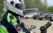 На дорогах Новомосковска за порядком следит мотогруппа ГИБДД