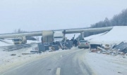На трассе М-4 \"Дон\" под Богородицком столкнулись 3 грузовика