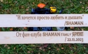 Фанаты SHAMAN’а посадили березы и установили скамейку в Новомосковске